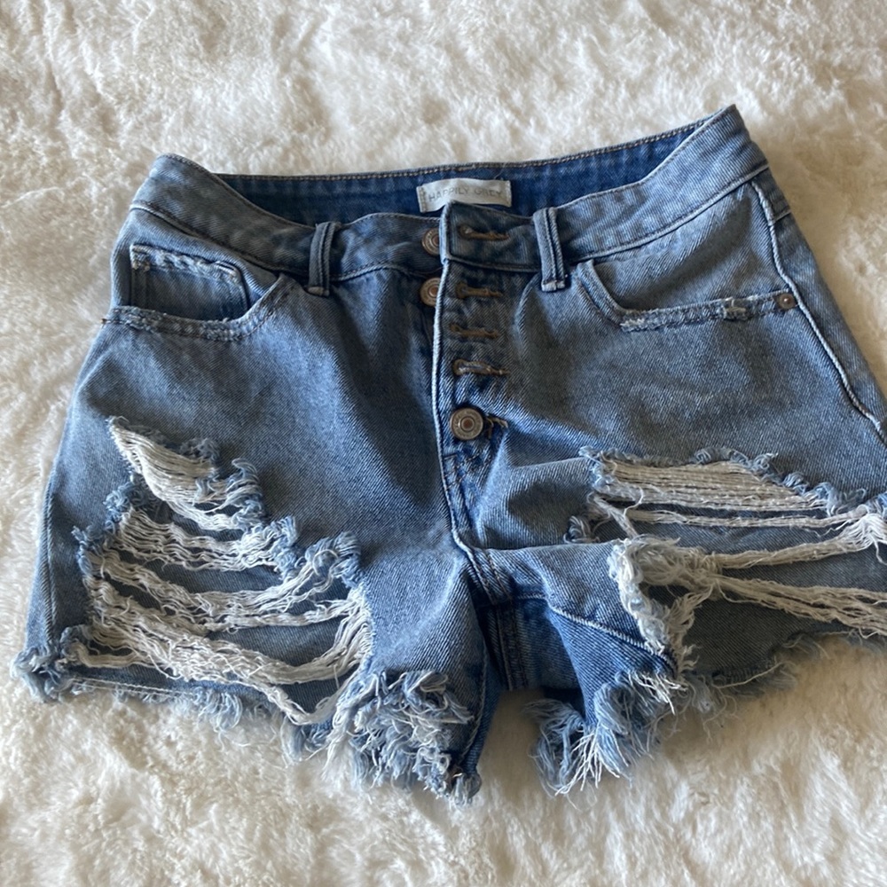Happily Grey Women’s Jean Short -Size 25